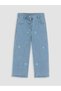 I Straight Fit Embroidered Girls' Jean Pants from Freezen Store - 3