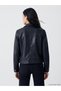 I Shirt Roba Collar Women's Leather-Look Jacket from Freezen Store - 5