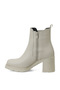 25K-7101 Beige Women's Heeled Boots - 3