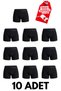 10-Pack of Cotton-Stretch Fabric Men's Boxers—Mega Value Pack + Free Phone Holder Keychain