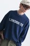 Textured London-Printed Sweatshirt - 3