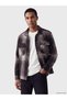 I Standart Fit Checkered Embroidered Men's Shirt Jacket from Freezen Store - 2