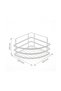 Luxury Thermoplastic-Coated Single-Layer Laminated Bathroom Corner Shower Enclosure Interior Shampoo Holder with Hanging Corner Shelf - 4