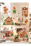 New Year's Glass and Window Decoration: Gingerbread Sticker, 27.5 x 23 cm - 4