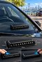 In-Car Parking Number Holder—Slides Left and Right, Hides Away, Glow-in-the-Dark, Black - 4