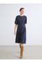 I Balloon Sleeve Waist-Sitting Jean Dress from Freezen Store - 2