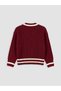 High-Quality Items from Çelebi Store: V-Neck Striped Girls' Knit Cardigan - 3
