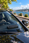 In-Car Parking Number Holder—Slides Left and Right, Hides Away, Glow-in-the-Dark, Black - 3