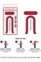 Manual Wine Opener Corkscrew, Plastic Wing Corkscrew with Sharp Screw and Non-Slip Handle, Portable Bottle Opener for Wine Champagne Beer, for Home Party Bartender - 2