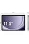 - جهاز Galaxy Tab A9+ WiFi، شاشة بحجم 11 بوصة، ذاكرة وصول عشوائي 4 جيجابايت، وسعة تخزين 64 جيجابايت، لون رمادي فحمي. - 8