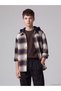 I Checkered Embroidered Boys' Shirt Jacket from Freezen Store
