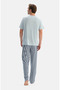 Men's 50% Modal, 50% Cotton Short-Sleeved Pajama Set - 5