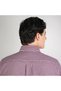 Men Slim Cotton Embroidered Oxford Shirt - 6