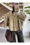 VELVET-COLLARED CAPE TRENCH COAT - 2