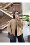 Wrap-closure short trench coat - 4