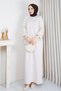 Women's Sleeveless Silk-Cupra Fringed Mercerized Knit Dress - 3