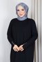 Women's V-Neck, Beaded-Sleeve, Mercerized Knit Dress - 2