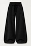 Women's Waist-Tied, Star-Printed, Baggy-Leg, Adjustable-Hem Winter Sweatpants - 2