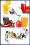 PREMIUM Manual Fruit and Citrus Juicer - Orange-Squeezing Handle Vegetable and Fruit Juicer - 6