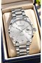 WHITE DIAL WITH CALENDAR—SILVER-COLORED STEEL STRAP—IN A STYLISH GIFT BOX—MEN'S WATCH + BRACELET - 2