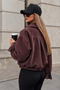 Short Oversized Women's Denim Jacket - 5