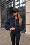 Short Oversized Women's Denim Jacket - 3