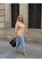 Women's Plus Size Blouse with Truvakar Sleeves and Lace Details 2031-26 - 2