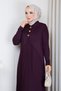 Women's Skirt with Ruffles and Net Pattern, Mercerized Knitwear Dress - 5