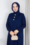 Women's Skirt with Ruffles and Net Pattern, Mercerized Knitwear Dress - 5