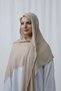 Cotton & Polyster -Pashmina Hijab – 185 × 75 cm | Soft & Elegant - 2