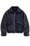 Short Oversized Women's Denim Jacket - 5