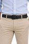 Men's Black 3.5 cm Metal Buckle Jeans and Fabric Trouser Belt