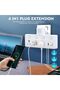 SKY-TOUCH Multi Plug Extension Socket with Night Light, 3 Way Wall Power Adapter, Electrical Outlet Extender 2 USB & 1Type-C, Universal Plug Adapter for Home, Office, Kitchen - 7