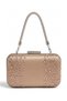 Women's Evening Clutch Bag embellished with stones, with a chain strappy strap and a rope handle—Perfect for Weddings and Engagement Parties - 2