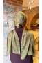 MONOGRAM GREEN JACQUARD SHAWL - 3