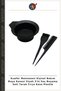 Hair Salon Supplies, Personal Care, Hair Dye Bowl, Black, 3-Piece Hair Dyeing Set, Comb, Brush, Plastic Bowl