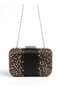 Black Satin Crystal-Embellished Silver-Strappy Handle Evening Clutch for Women—Weddings, Engagements, Graduations - 7