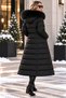 Fur Hooded Long Coat - 4
