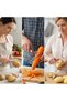 3-Piece Metal Vegetable and Fruit Peeler Set: Potato and Carrot Peeler, Kitchen Knife, Practical Stainless Steel Kitchen Set - 5