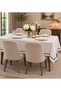 Off-White Piqué Tablecloth with Black String Picot Edging—Custom-Made for a Wedding Trousseau - 3