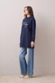 B16048A0 Women's Soft-Textured Sweatshirt with Pearl Details - 2