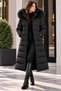 Fur Hooded Long Coat - 2