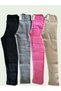 GIRLS' 4-PIECE SET: Ribbed Knit Corset and Cotton Leggings Set - 3
