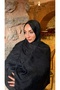 BLACK MONOGRAM JACQUARD SHAWL - 2
