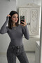 COTTON BODYSUIT WITH FINGER HOLES - 2