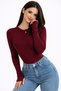 COTTON BODYSUIT WITH FINGER HOLES