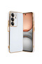 Realme C75 4G-Compatible Silicone Flip Case - White BZELDR05 - 2