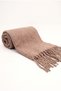 Klein Soft Touch Tassel Detailed Wool Textured Premium Fringed Puffy Mikasa Scarf (195 X 45 cm) - 5