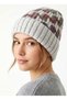 Knitted Detail Winter Beanie - Unisex Soft-Textured Thick-Textured Knit Hat