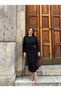 Women's Plus-Size Long-Sleeved Embellished Dress 5482-27 - 3